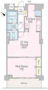 グラマシー恵比寿 317 間取り図