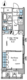 パークアクシス東陽町 1405 間取り図