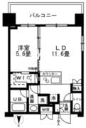 レジディア錦糸町 1109 間取り図