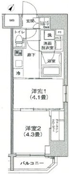 ティモーネプレミアム三ノ輪ステーション 703 間取り図