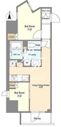 ラサンテ上野 201 間取り図