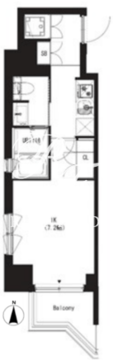 大森ウエスト 307 間取り図