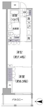 アビティ目黒 312 間取り図