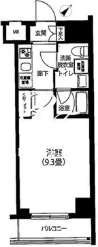 アイルヴァーチェ押上ノルド 803 間取り図