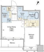 レジディアタワー上池袋 TW-1206 間取り図