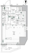 プレミアムキューブ駒込 601 間取り図