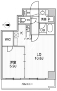 ジェノヴィア南千住2スカイガーデン 803 間取り図