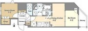シーズンフラッツ上野御徒町 604 間取り図