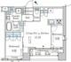 プライマル中央MINATO 705 間取り図