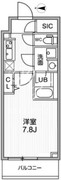 オルタナ亀戸2 603 間取り図