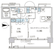 パークアクシス菊川ステーションゲート 311 間取り図