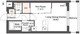 ミュプレ代々木上原 107 間取り図