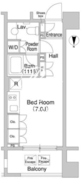 コンフォリア大森DEUX 804 間取り図
