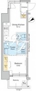 プラウドフラット西日暮里 603 間取り図