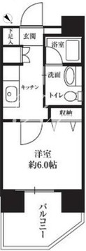 HF西新宿レジデンスイースト 704 間取り図