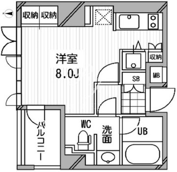 アーデン木場 602 間取り図