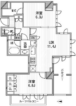 アーデン木場 604 間取り図