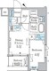 リビオメゾン日本橋久松町 1201 間取り図