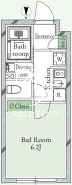 クロストン西巣鴨 203 間取り図