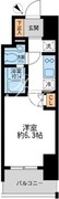 アーデン門前仲町 802 間取り図 ?>