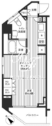 レジディア渋谷 1101 間取り図