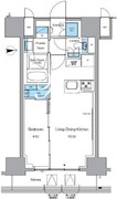 プライムアーバン浅草テラス 1203 間取り図