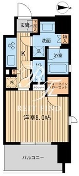 エルシア五反田 801 間取り図