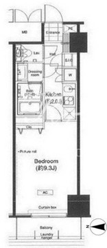 グランハイツ高田馬場 1022 間取り図