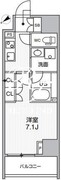 ドゥーエ三ノ輪1 602 間取り図