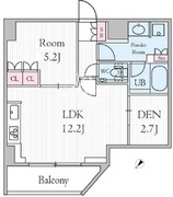 アーバンパークグラン代官山 206 間取り図