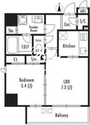 グランパセオ両国サウス 1103 間取り図