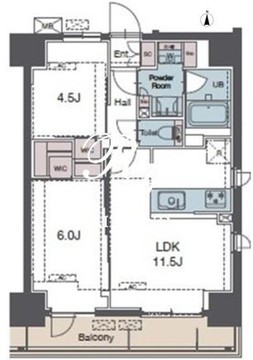 ラグゼナ田端北 1104 間取り図