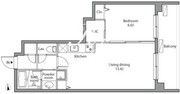 レジディア祐天寺 108 間取り図