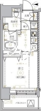 ベルシード大島 1103 間取り図