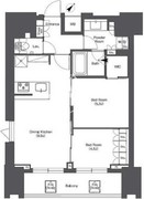 コンフォリア東陽町 1501 間取り図