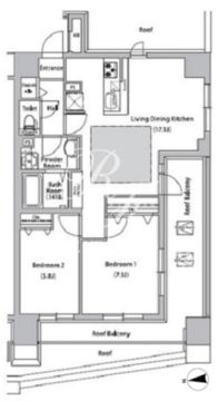 ブレス西巣鴨 807 間取り図