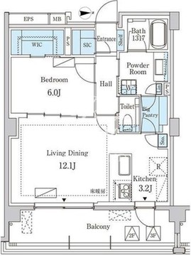 グランドゥールプレミアム代々木大山 207 間取り図