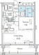 グランドゥールプレミアム代々木大山 208 間取り図