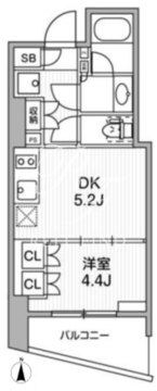ディームス蔵前アベニュー 502 間取り図