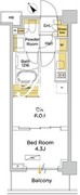 パークアクシス門前仲町テラス 216 間取り図