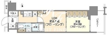 シティハウス西池袋 505 間取り図