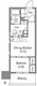 コスモグラシア三ノ輪 503 間取り図