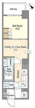 グランカーサ蔵前 202 間取り図