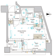 シーフォルム森下駅前 903 間取り図 ?>