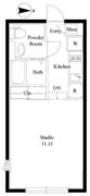 パセオ大崎 103 間取り図