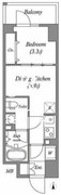 コスモグラシア両国レジデンス 702 間取り図