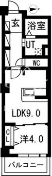 アクティ目黒駅前 1-707 間取り図
