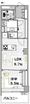 アクティ目黒駅前 1-605 間取り図
