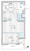 クラルテラセ新宿富久 306 間取り図