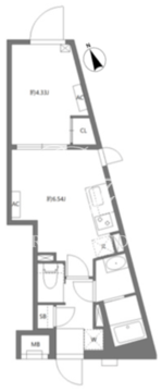 エルファーロ駒沢大学 206 間取り図